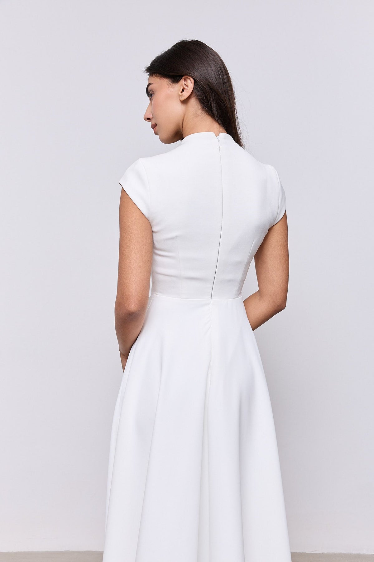 Cap Sleeve Midi Dress