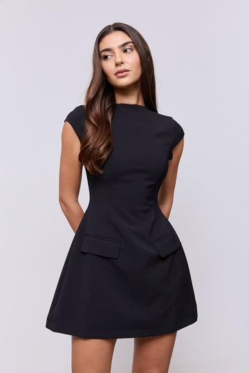 Cap Sleeve Mini Dress
