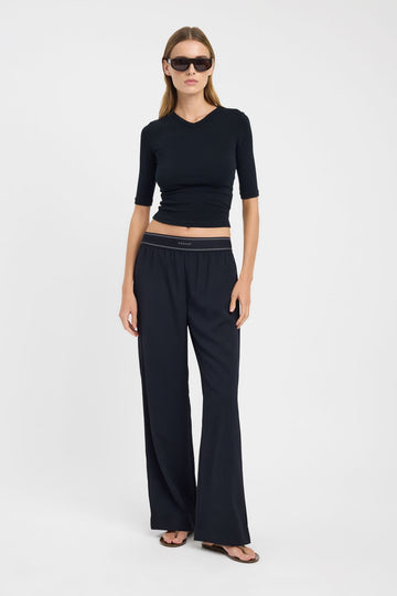 Opal Branded Elastic Pant