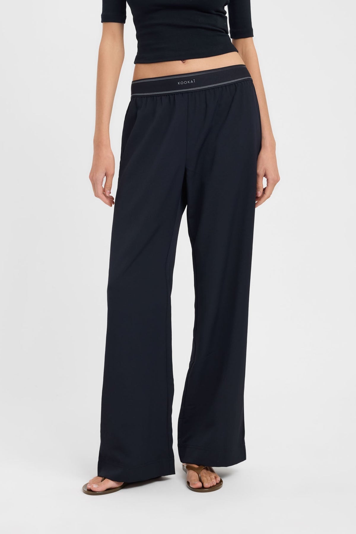 Opal Branded Elastic Pant