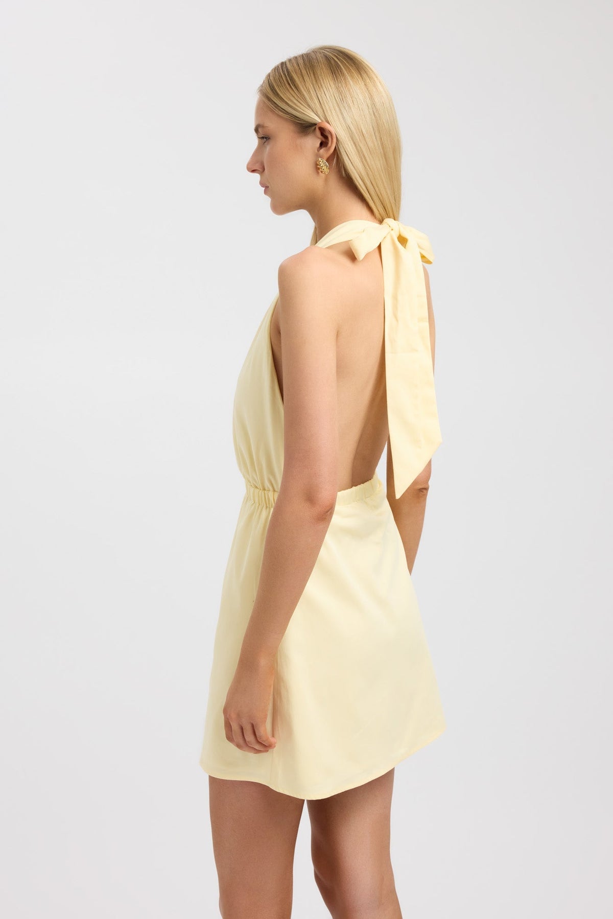 Solana Plunge Mini Dress