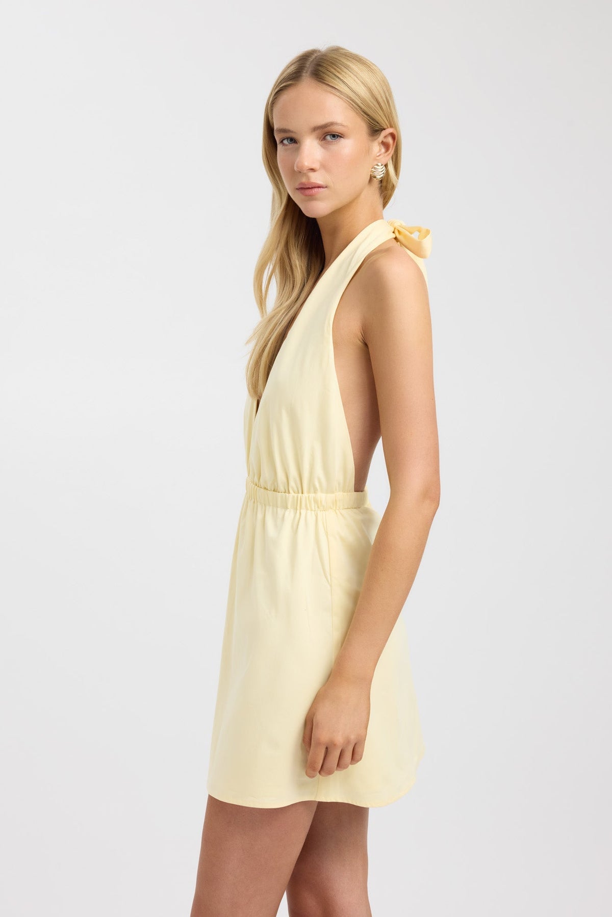 Solana Plunge Mini Dress