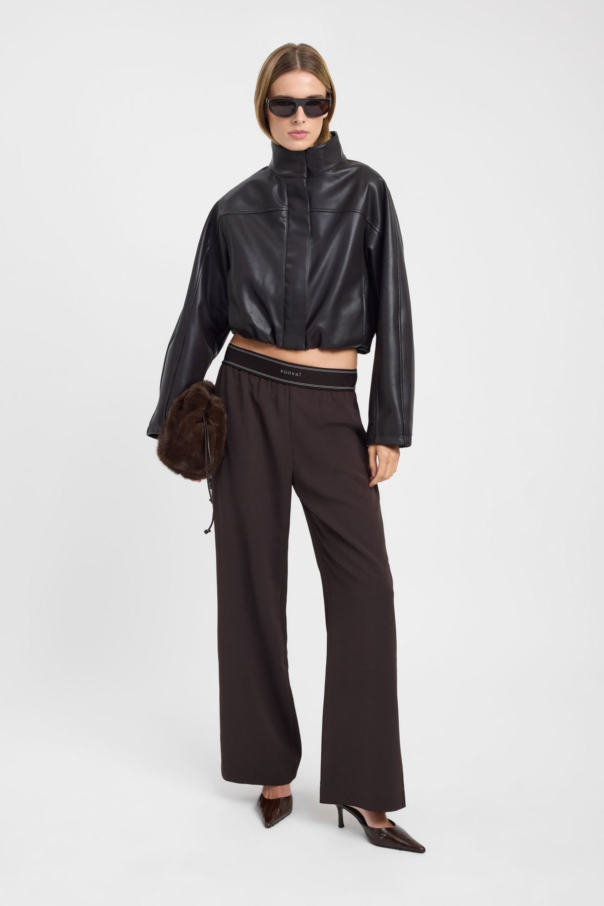 Opal Branded Elastic Pant